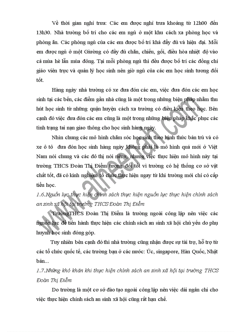 image for page Công tác xã hội tại trường THCS Đoàn Thị Điểm
