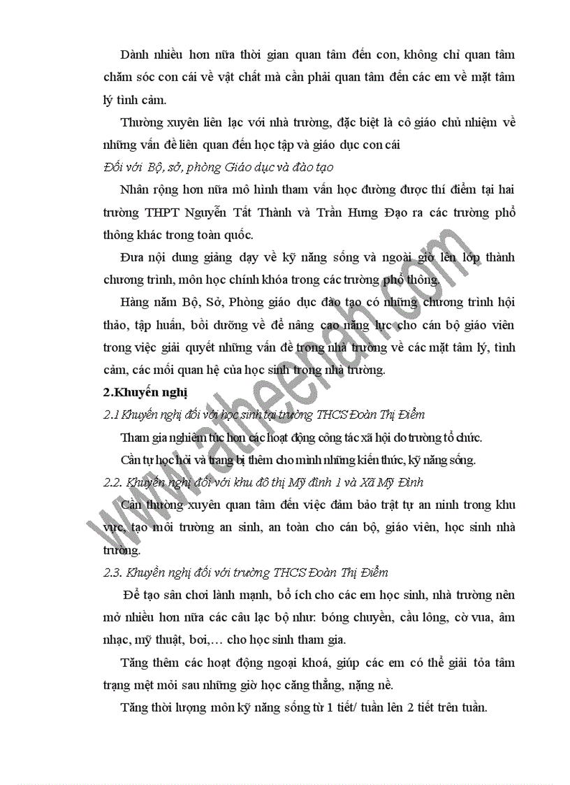 image for page Công tác xã hội tại trường THCS Đoàn Thị Điểm