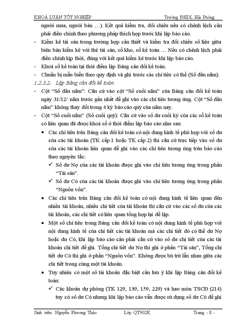 image for page Hoàn thiện tổ chức lập và phân tích Bảng cân đối kế toán tại công ty Cổ phần vật tư tổng hợp Hải Phòng