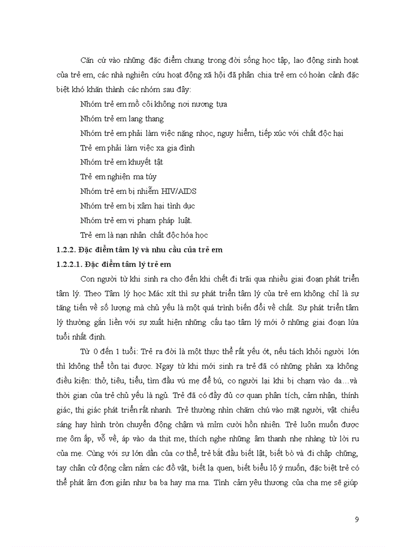 image for page Thực trạng chăm sóc trẻ mồ côi tại địa bàn thành phố Quy Nhơn