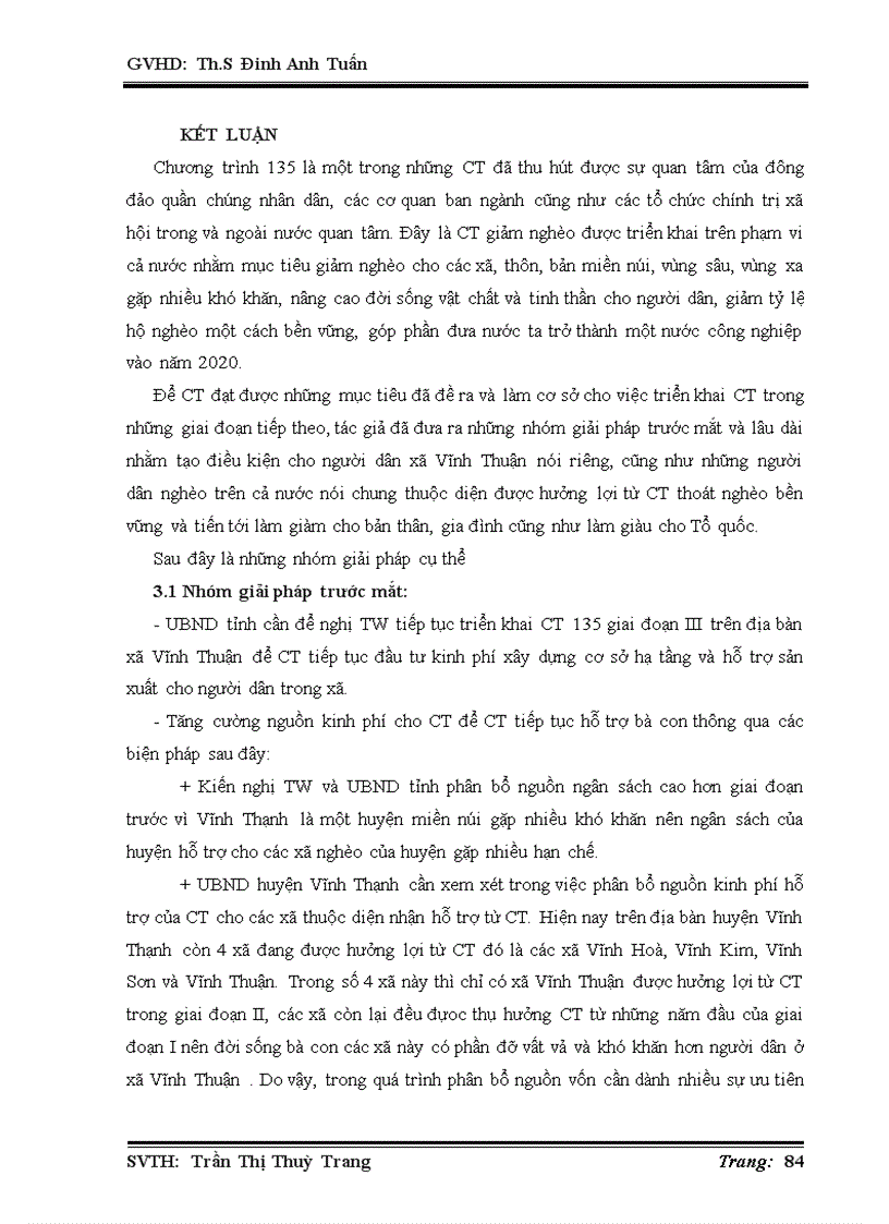 image for page Tác động của chương trình 135 đối với đời sống người dân xã Vĩnh Thuận huyện Vĩnh Thạnh tỉnh Bình Định giai đoạn 2006 2010