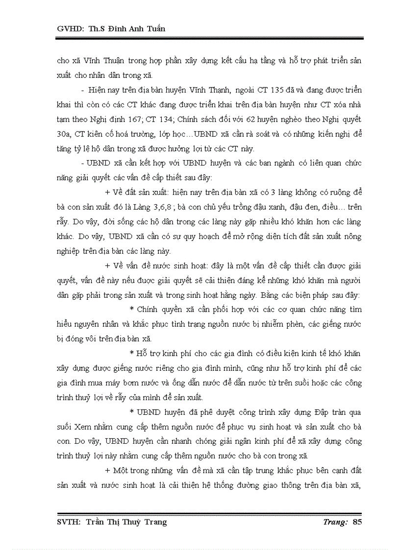 image for page Tác động của chương trình 135 đối với đời sống người dân xã Vĩnh Thuận huyện Vĩnh Thạnh tỉnh Bình Định giai đoạn 2006 2010