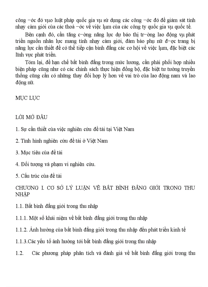 image for page Bất bình đẳng giới về thu nhập của người lao động ở Việt Nam và một số gợi ý giải pháp chính sách