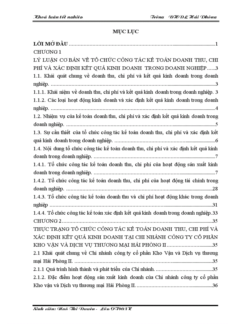 image for page Hoàn thiện tổ chức công tác kế toán doanh thu chi phí và xác định kết quả kinh doanh tại Chi nhánh Công ty Cổ phần Kho vận và Dịch vụ thương mại Hải Phòng II