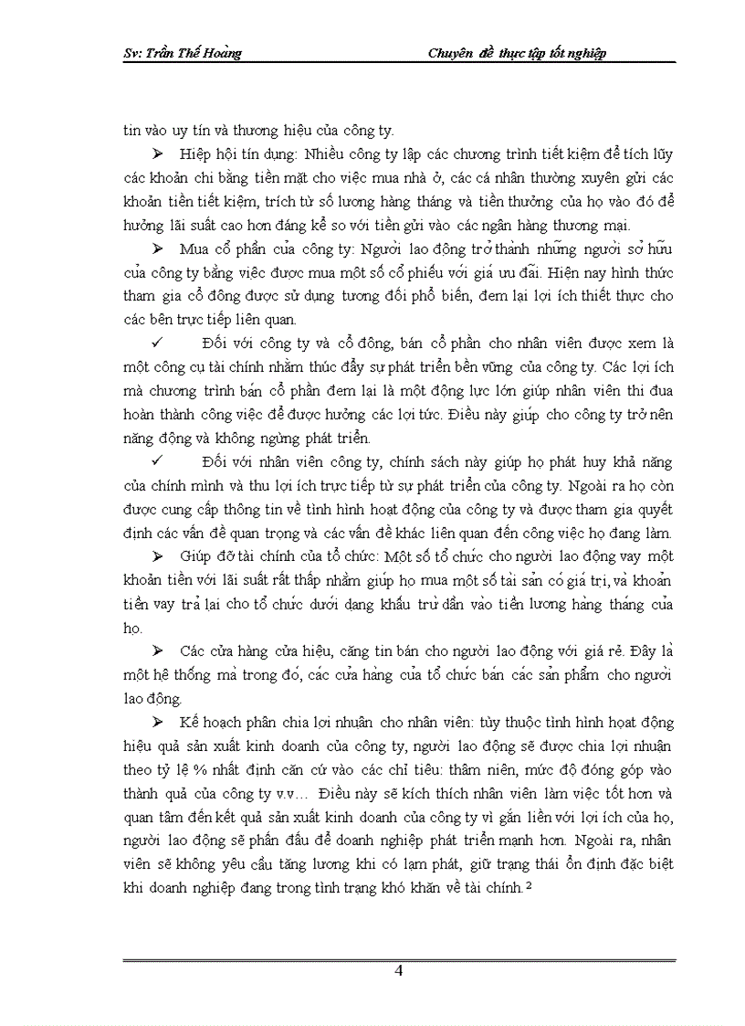 image for page Hoa n thiê n viê c xây dựng và quản lý chương trình phu c lơ i di ch vu cho ngươ i lao đô ng ta i Xi nghiê p may veston 1 thuộc Công ty cô phâ n may 10