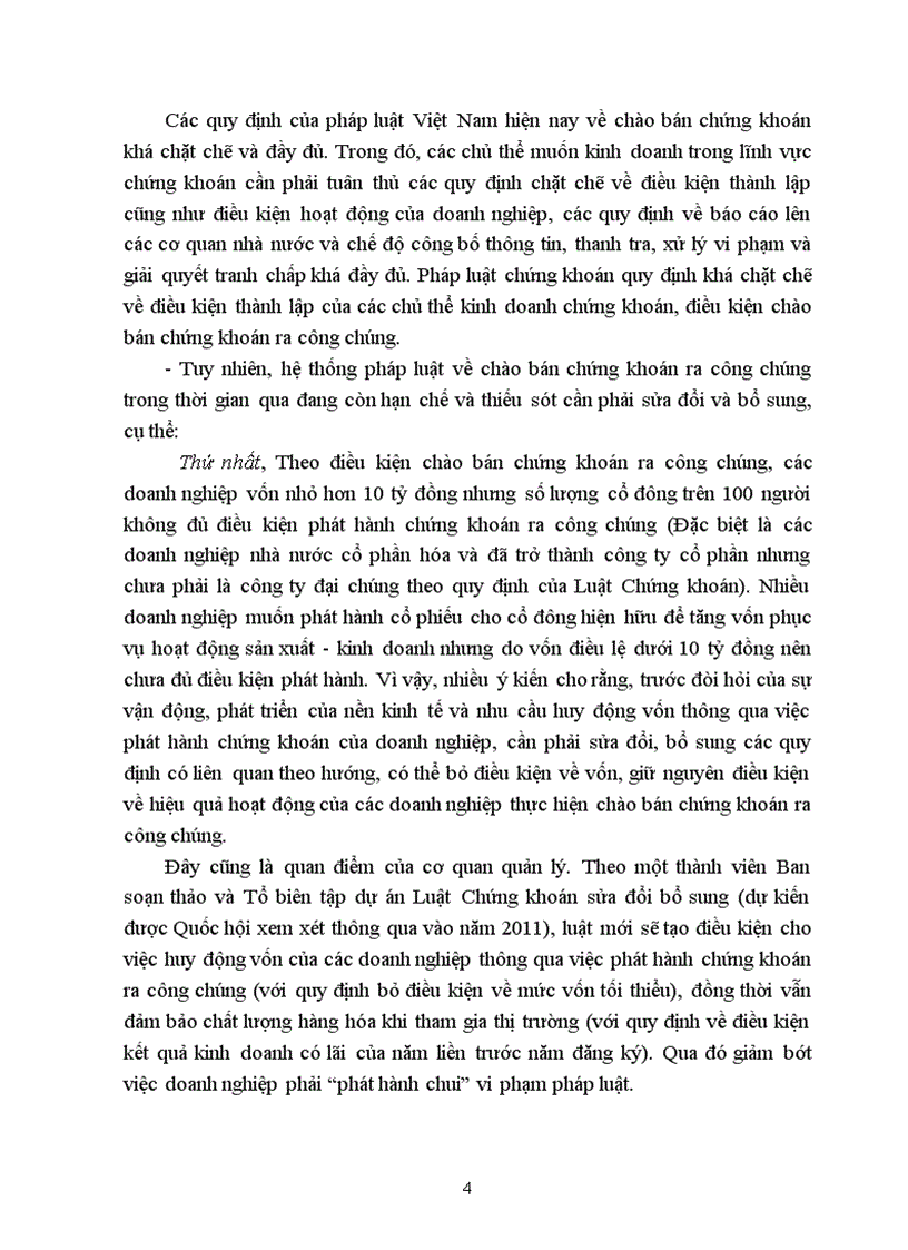 image for page Đánh giá pháp luật về chào bán chứng khoán ở Việt Nam và tìm hiểu pháp luật về chào bán chứng khoán đã đáp ứng được yêu cầu thực tiễn ở Việt Nam đến mức độ nào