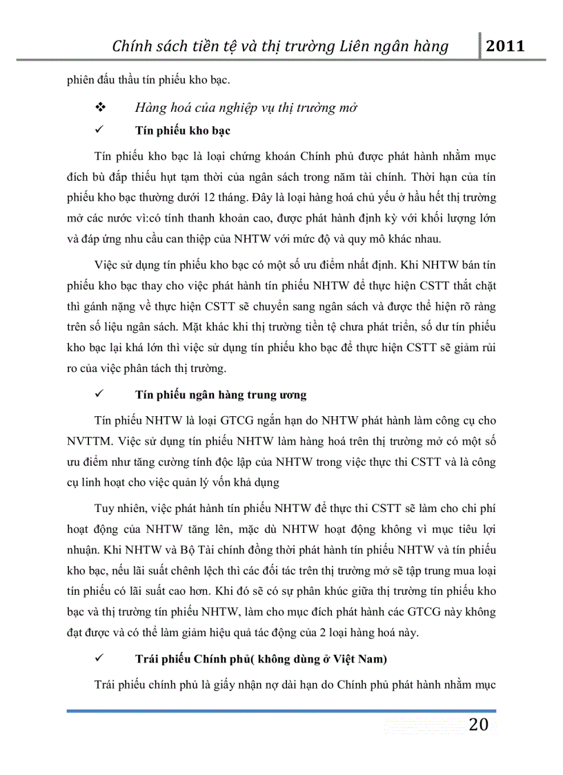 image for page Chính sách tiền tệ và ảnh hưởng của nó lên thị trường liên ngân hàng