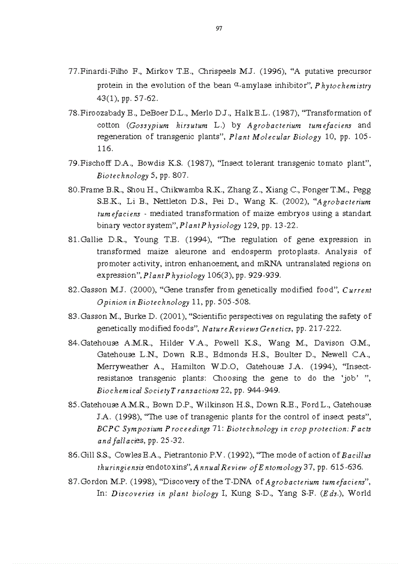 image for page Tạo chủng vi khuẩn Agrobacterium tumefaciens mang gen kháng côn trùng để chuyển vào cây trồng