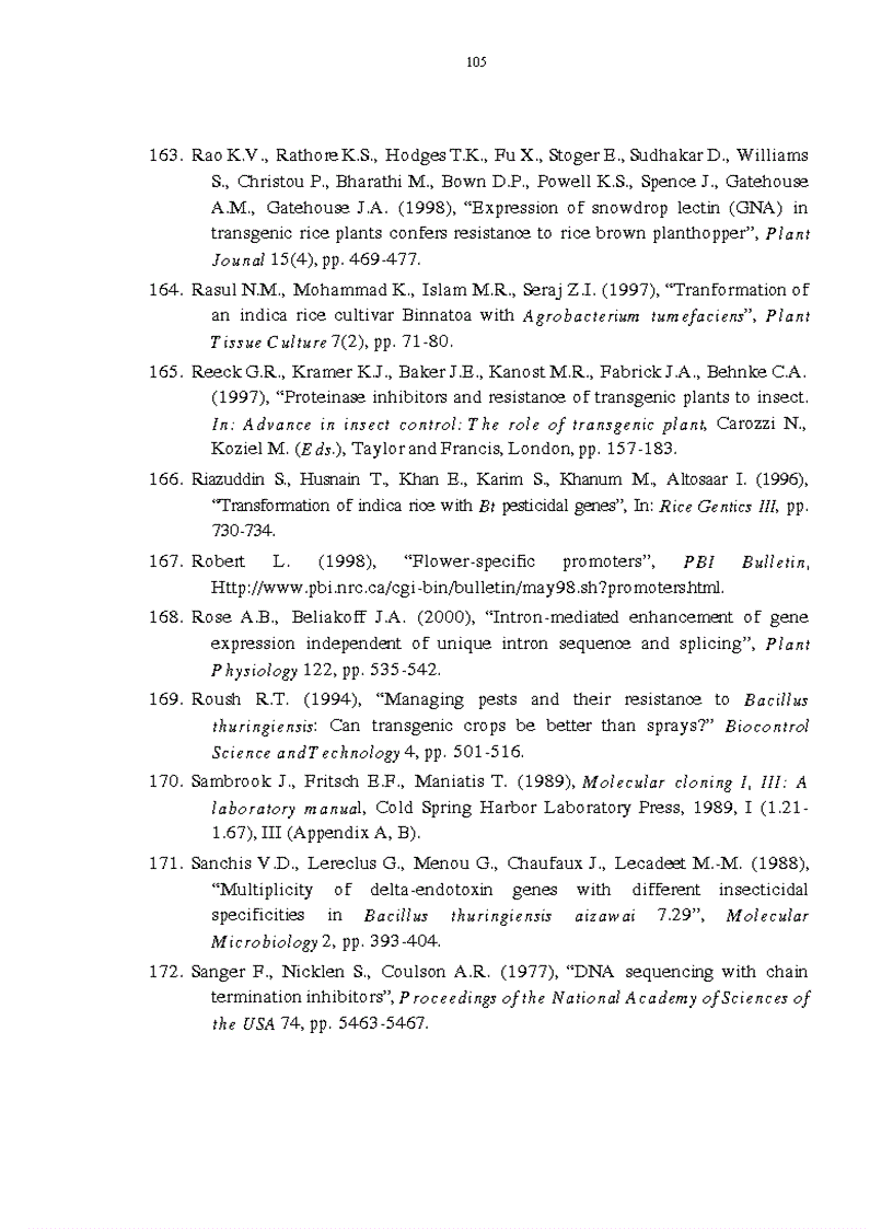 image for page Tạo chủng vi khuẩn Agrobacterium tumefaciens mang gen kháng côn trùng để chuyển vào cây trồng