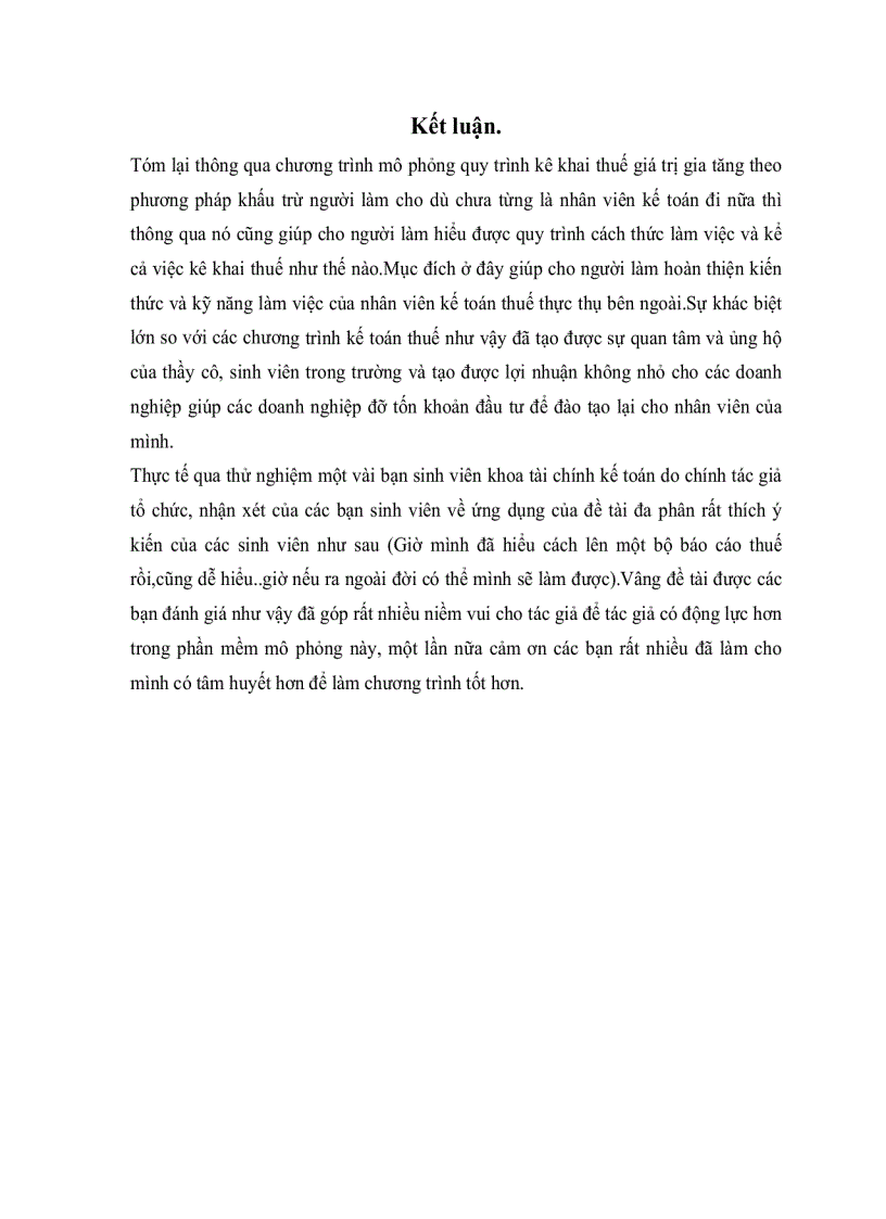 image for page Xây dựng chương trình mô phỏng quy trình lập báo cáo thuế GTGT theo phương pháp khấu trừ