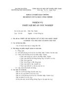 Thiết kế hệ thống xử lý bụi cho khâu nhập clinker của nhà máy xi măng Hải Vân