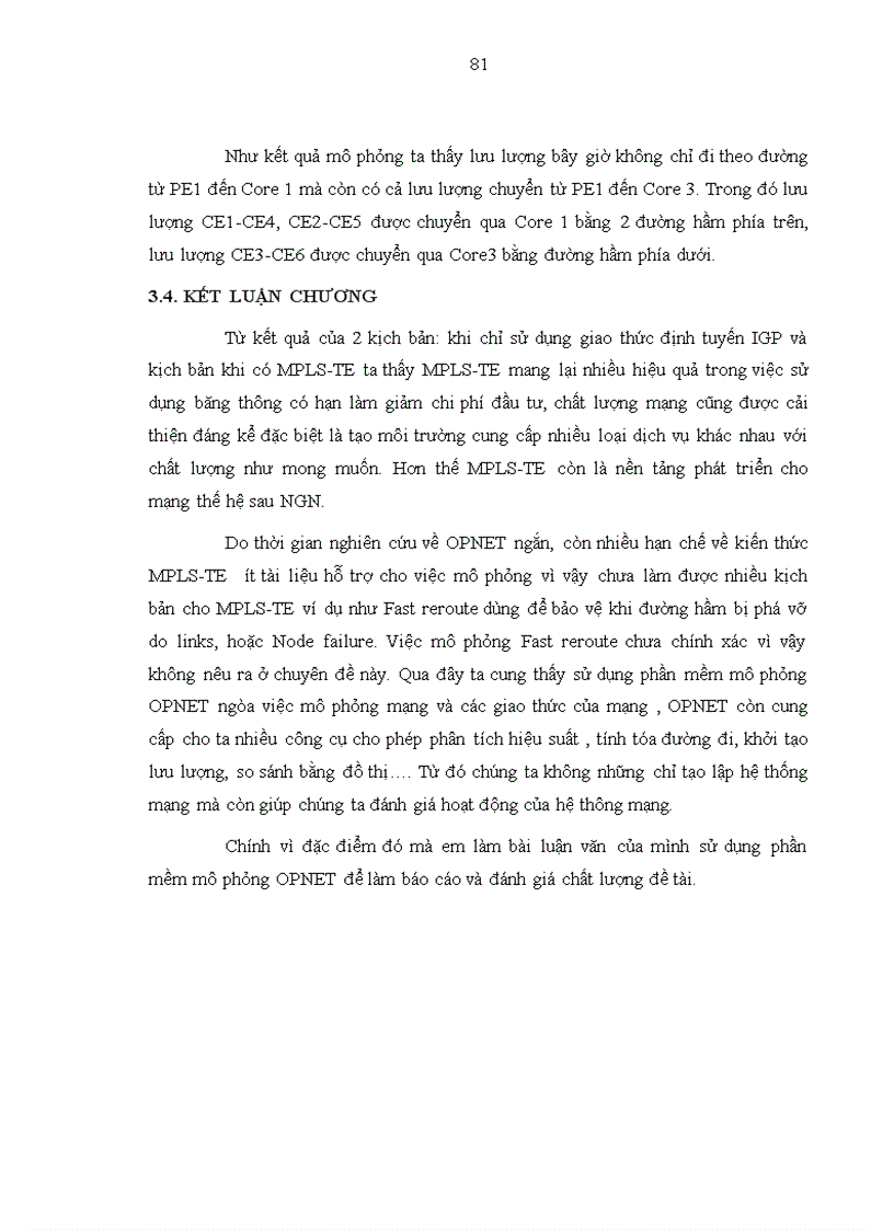 image for page Công nghệ chuyển mạch nhãn đa giao thức MPLS và mô phỏng bằng Opnet