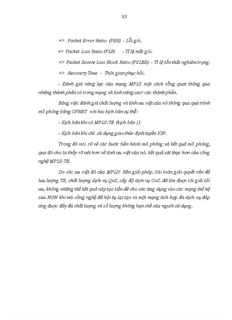 image for page Công nghệ chuyển mạch nhãn đa giao thức MPLS và mô phỏng bằng Opnet