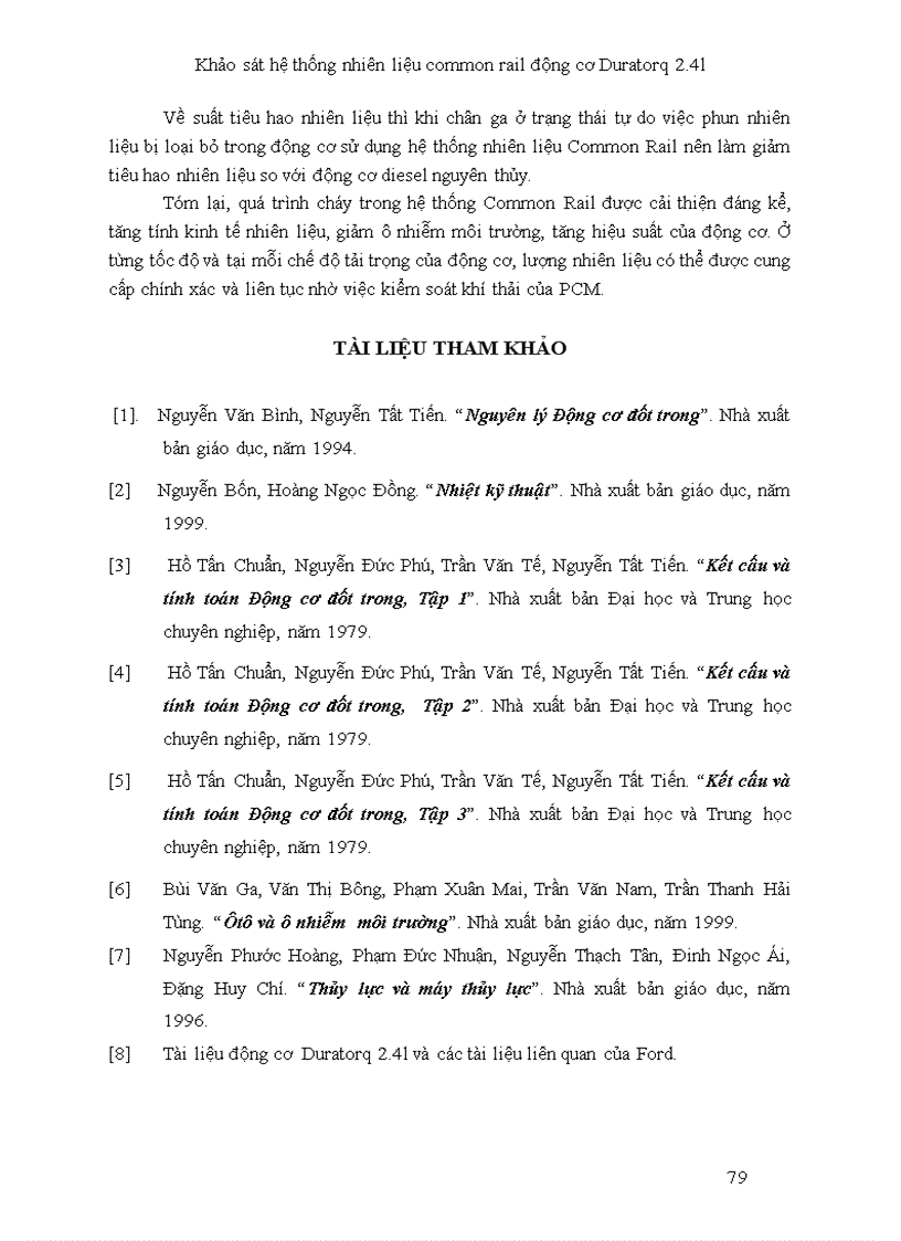 image for page Khảo sát hệ thống nhiên liệu Common Rail động cơ Duratorq 2 4l