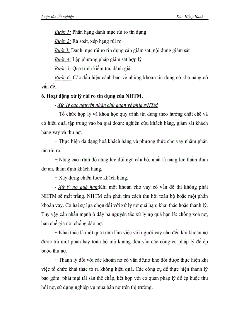 image for page Giải pháp phòng ngừa và hạn chế rủi ro tín dụng tại ngân hàng thương mại