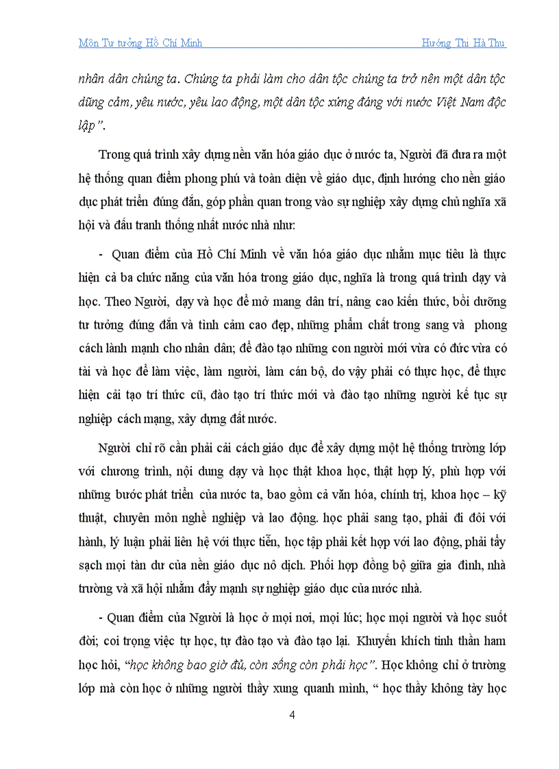 image for page Học kỳ tư tưởng Phân tích những lĩnh vực chính của văn hóa theo tư tưởng hồ Chí Minh