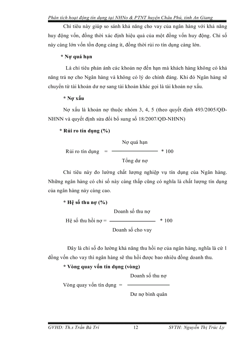 image for page Phân tích hoạt động tín dụng tại NHNo PTNT huyện Châu Phú tỉnh An Giang