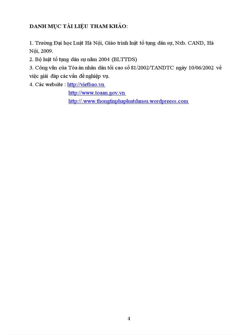 image for page Bài tập cá nhân môn tố tụng dân sự đề số