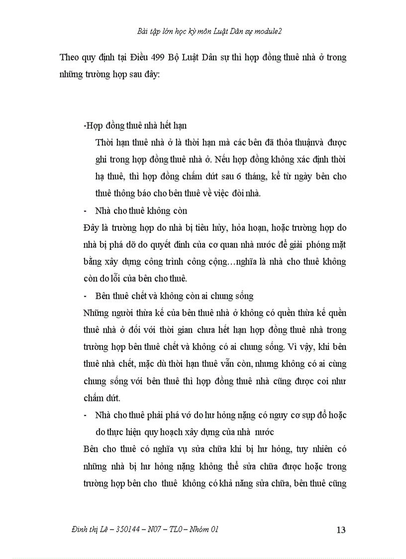 image for page Học kỳ dân sự Quyền và nghĩa vụ của các bên trong hợp đồng thuê nhà ở