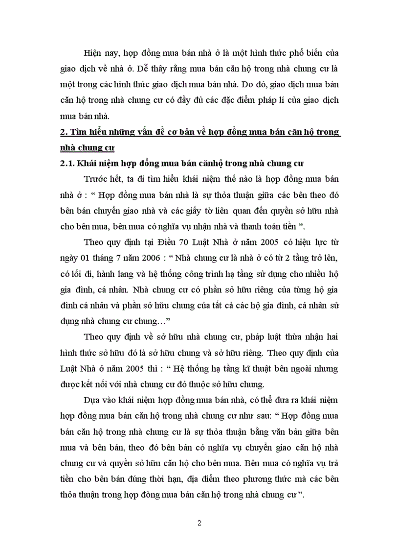 image for page Học kỳ dân sự Một số vấn đề về mua bán căn hộ trong nhà chung cư lí luận và thực tiễn hiện nay trong xã hội