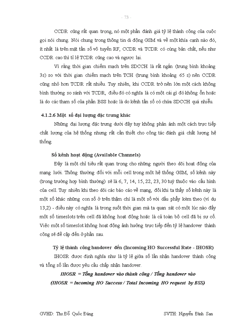 image for page Mạng thông tin di động GSM và công tác tối ưu hóa hệ thống tại mạng VMS MobiFone