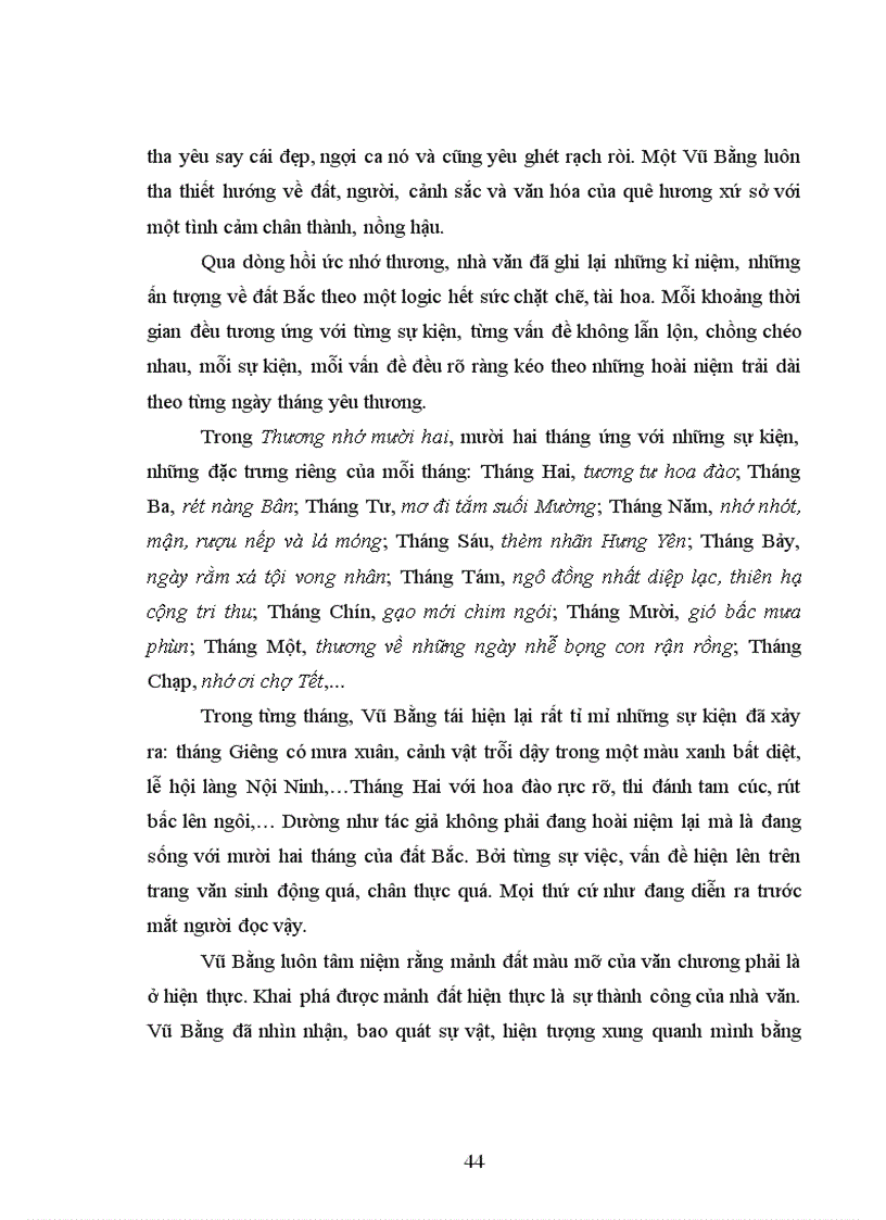 image for page Đặc trưng ngôn ngữ trong Thương nhớ mười hai của Vũ Bằng