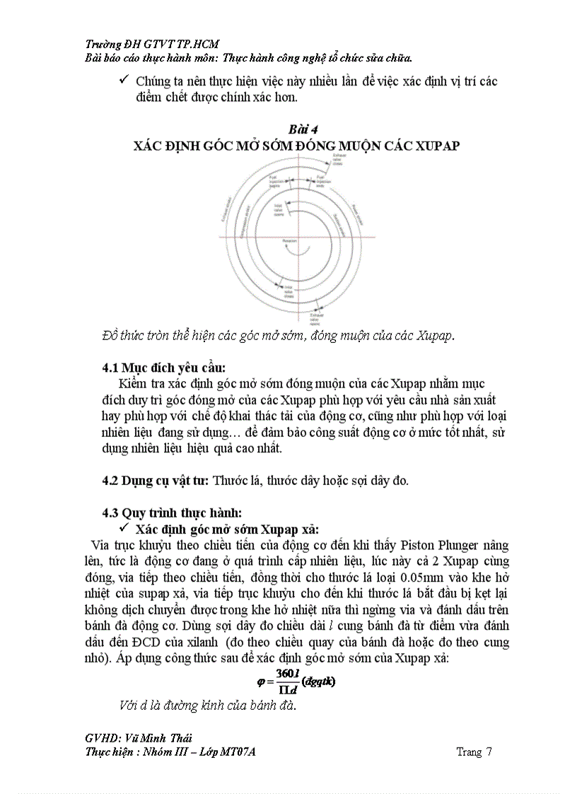 image for page Bài báo cáo thực hành môn Thực hành công nghệ tổ chức sửa chữa