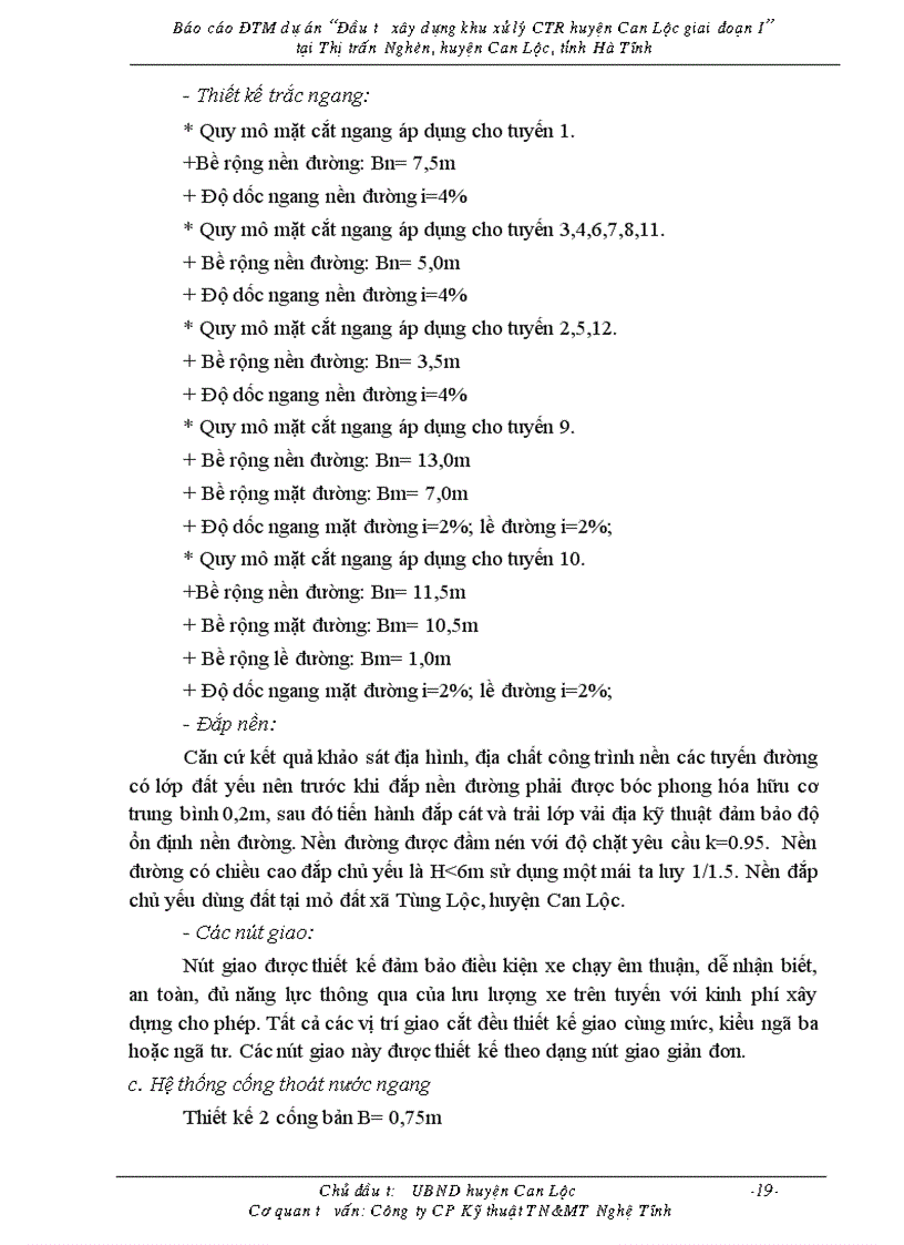 image for page Báo cáo ĐTM dự án Đầu tư xây dựng khu xử lý CTR huyện Can Lộc giai đoạn I tại Thị trấn Nghèn huyện Can Lộc tỉnh Hà Tĩnh