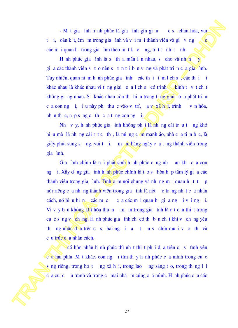 image for page Nhận thức về hạnh phúc gia đình và xu hướng hành vi chọn bạn đời của sinh viên trường Cao Đẳng Sư Phạm Thái Bình