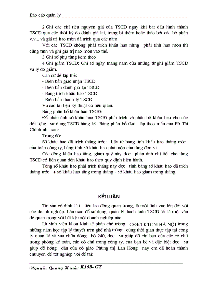 image for page Tổ chức hạch toán TSCĐ với việc nâng cao hiệu quả sử dụng TSCĐ ở Công ty quản lý và sửa chữa đường bộ 240