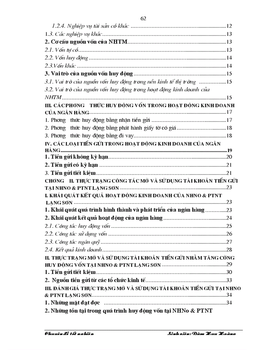 image for page Giải pháp mở và sử dụng tài khoản tiền gửi nhằm tăng cường huy động vốn tại Ngân hàng Nông nghiệp và Phát triển Nông thôn Lạng Sơn
