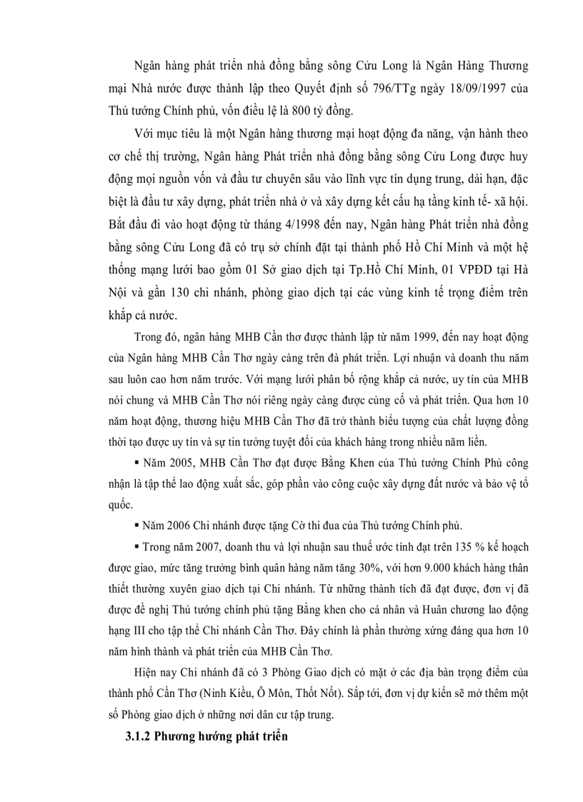 image for page Phân tích kết quả hoạt động kinh doanh của ngân hàng mhb chi nhánh cần thơ