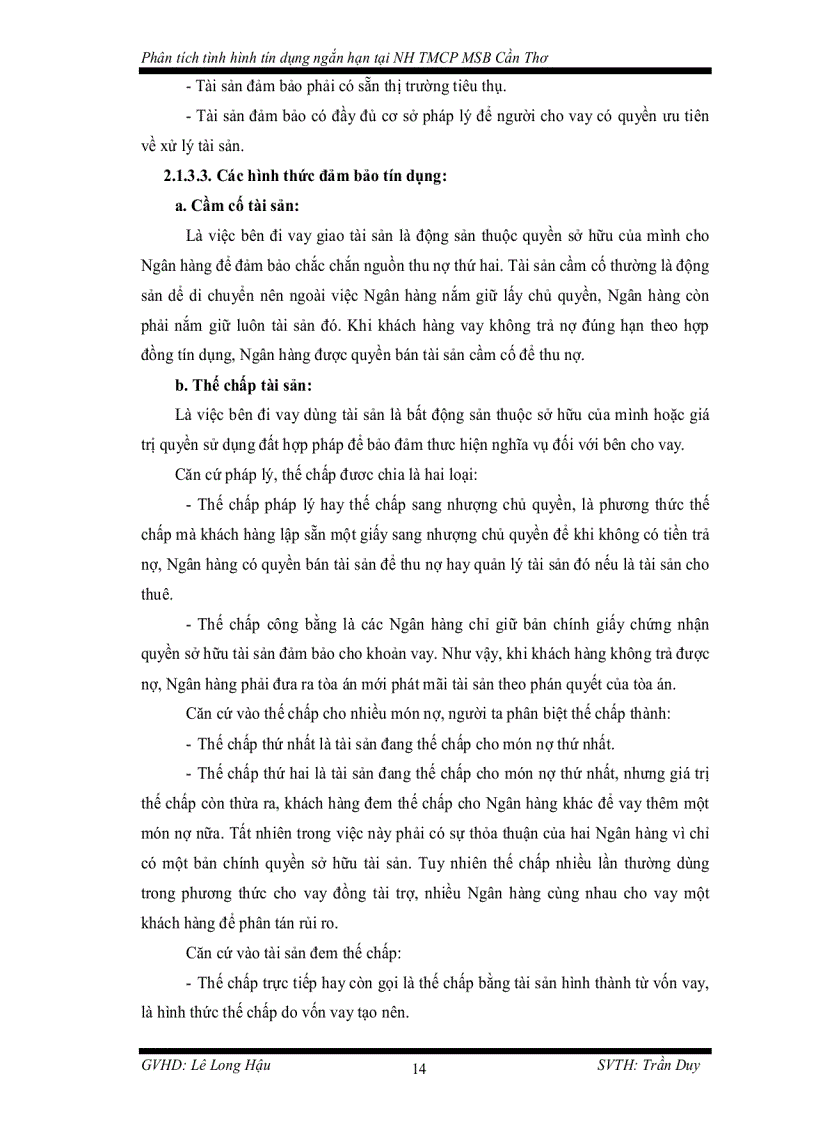 image for page Phân tích tình hình hoạt động tín dụng ngắn hạn tại ngân hàng thương mại cổ phần hàng hải việt nam chi nhánh cần thơ