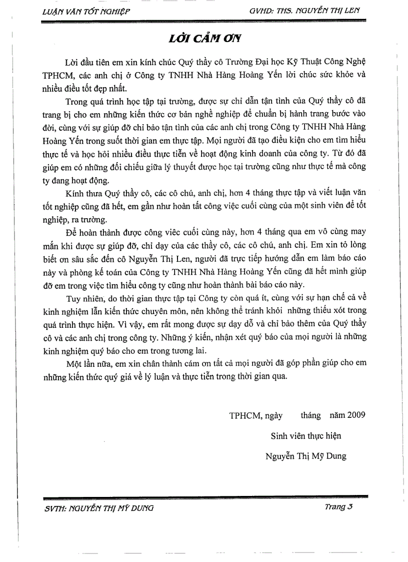 image for page Phân tích báo cáo tài chính tại công ty TNHH nhà hàng Hoàng Yến