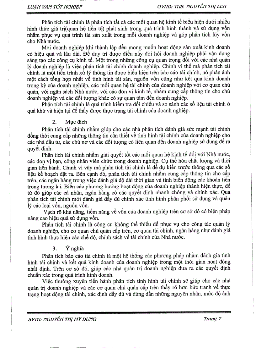image for page Phân tích báo cáo tài chính tại công ty TNHH nhà hàng Hoàng Yến