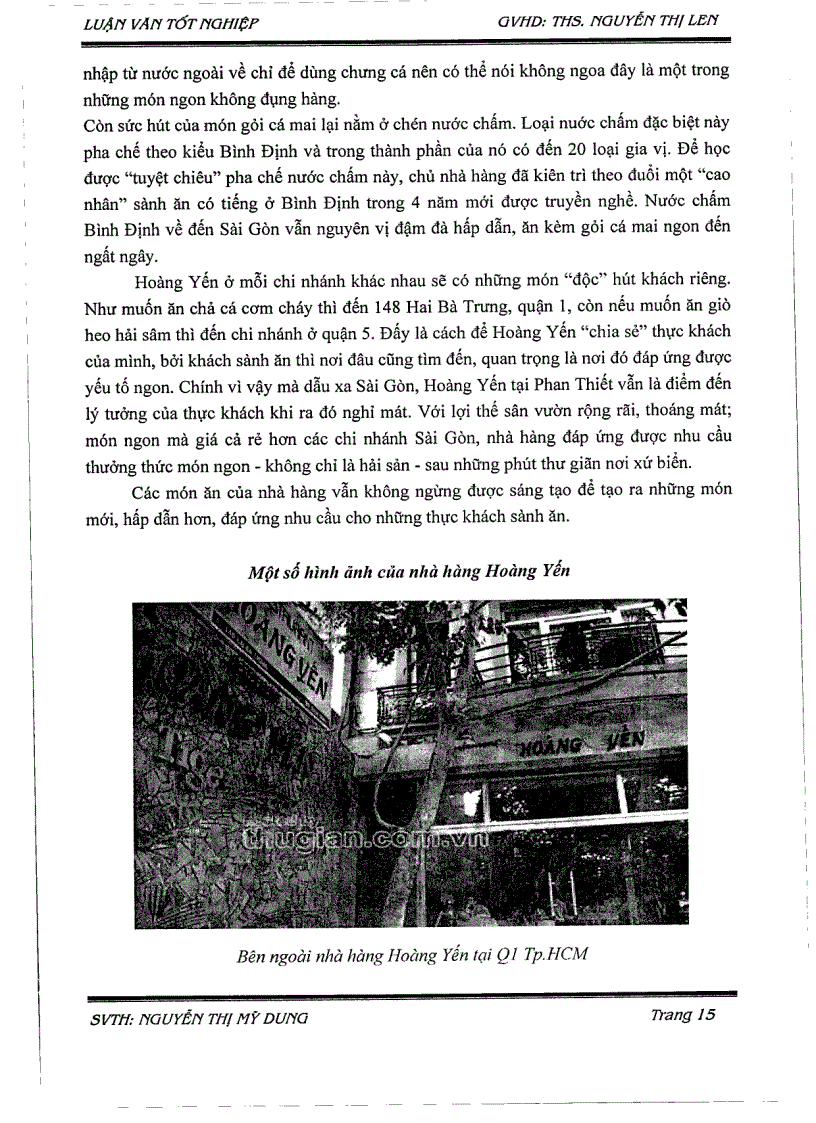 image for page Phân tích báo cáo tài chính tại công ty TNHH nhà hàng Hoàng Yến