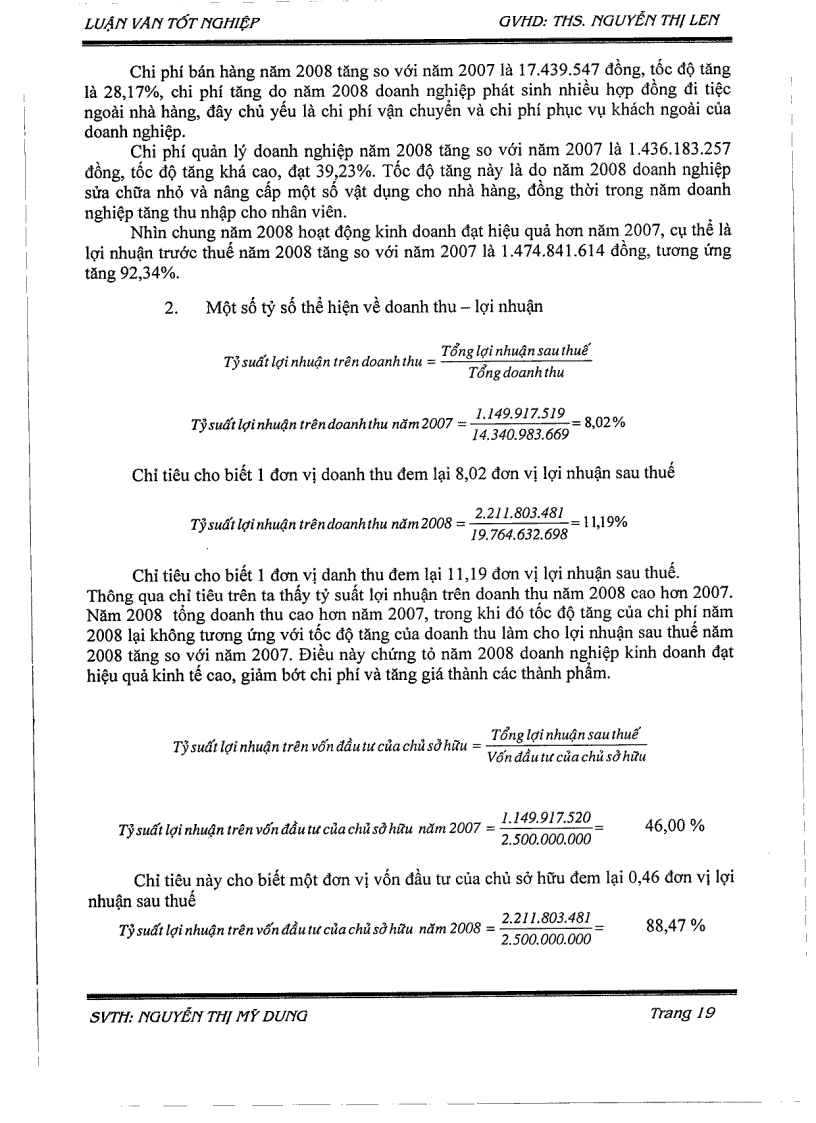 image for page Phân tích báo cáo tài chính tại công ty TNHH nhà hàng Hoàng Yến