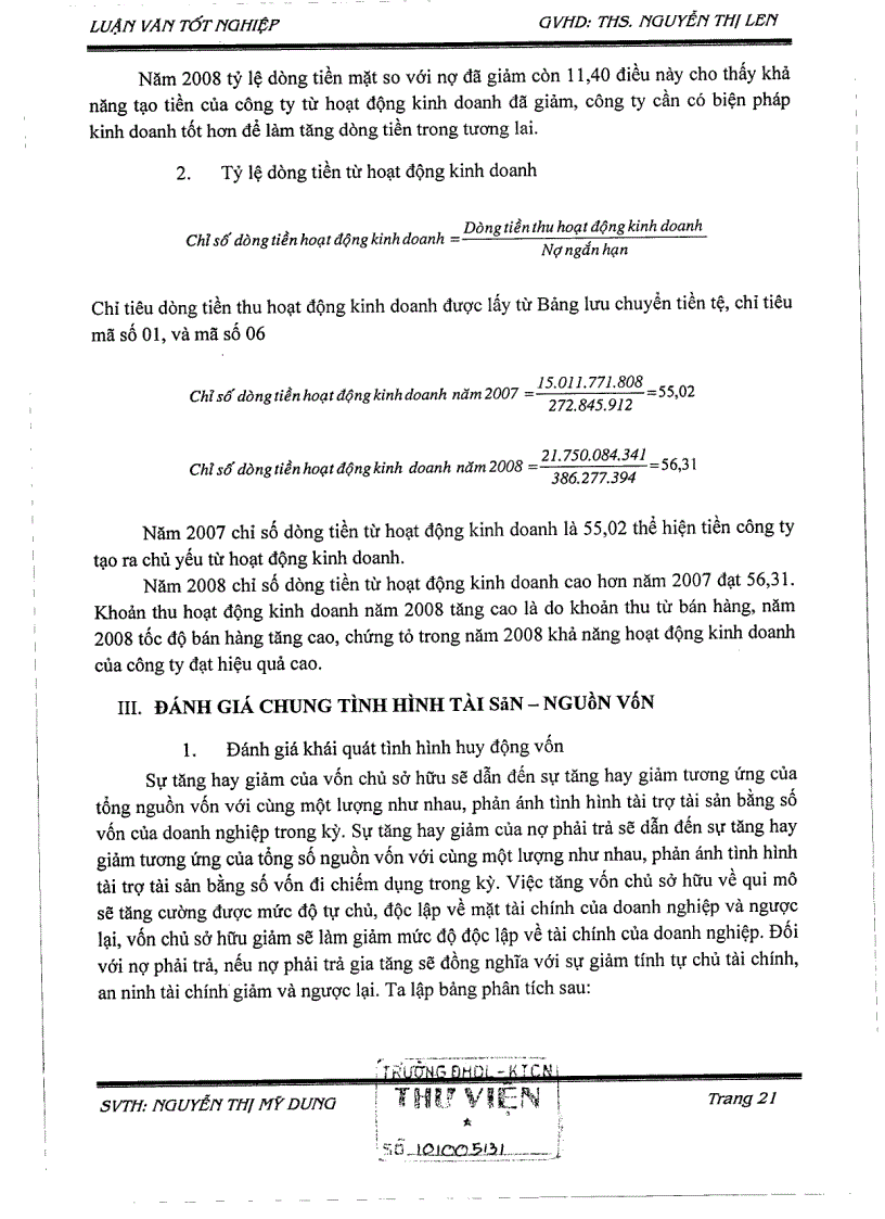 image for page Phân tích báo cáo tài chính tại công ty TNHH nhà hàng Hoàng Yến