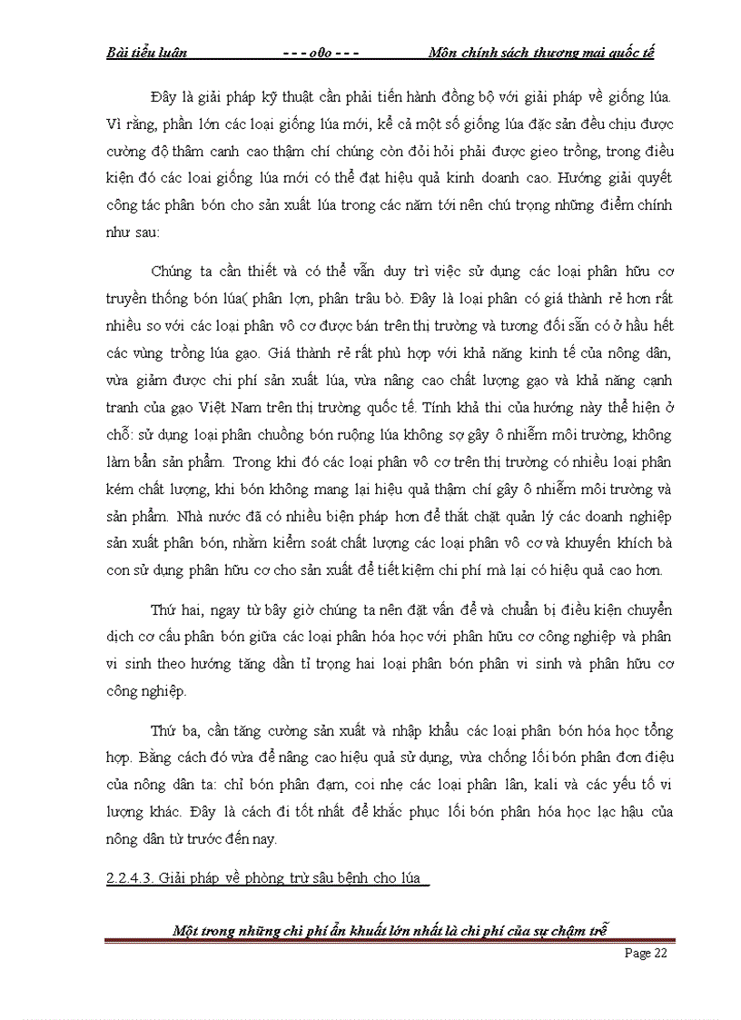 image for page Chính sách khuyến khích và những ảnh hưởng của nó tới tình hình xuất khẩu gạo của Việt Nam Giai Đoạn 2006 2010