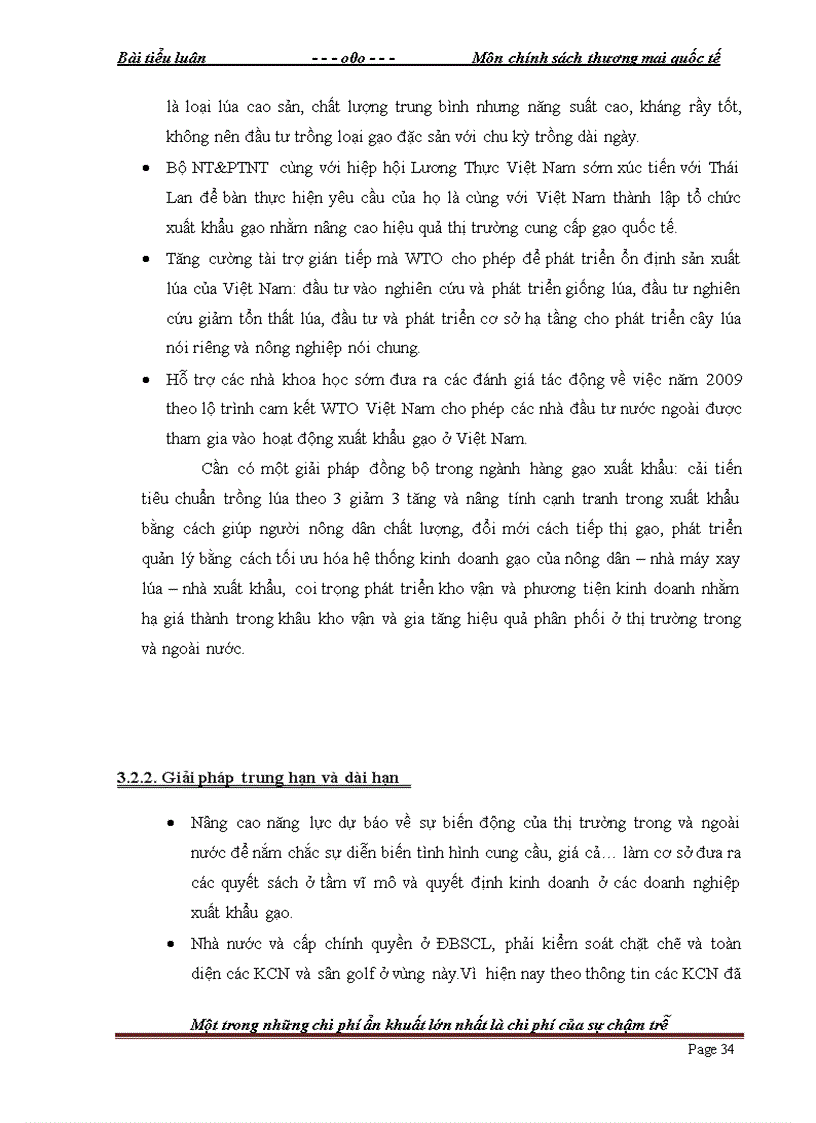 image for page Chính sách khuyến khích và những ảnh hưởng của nó tới tình hình xuất khẩu gạo của Việt Nam Giai Đoạn 2006 2010