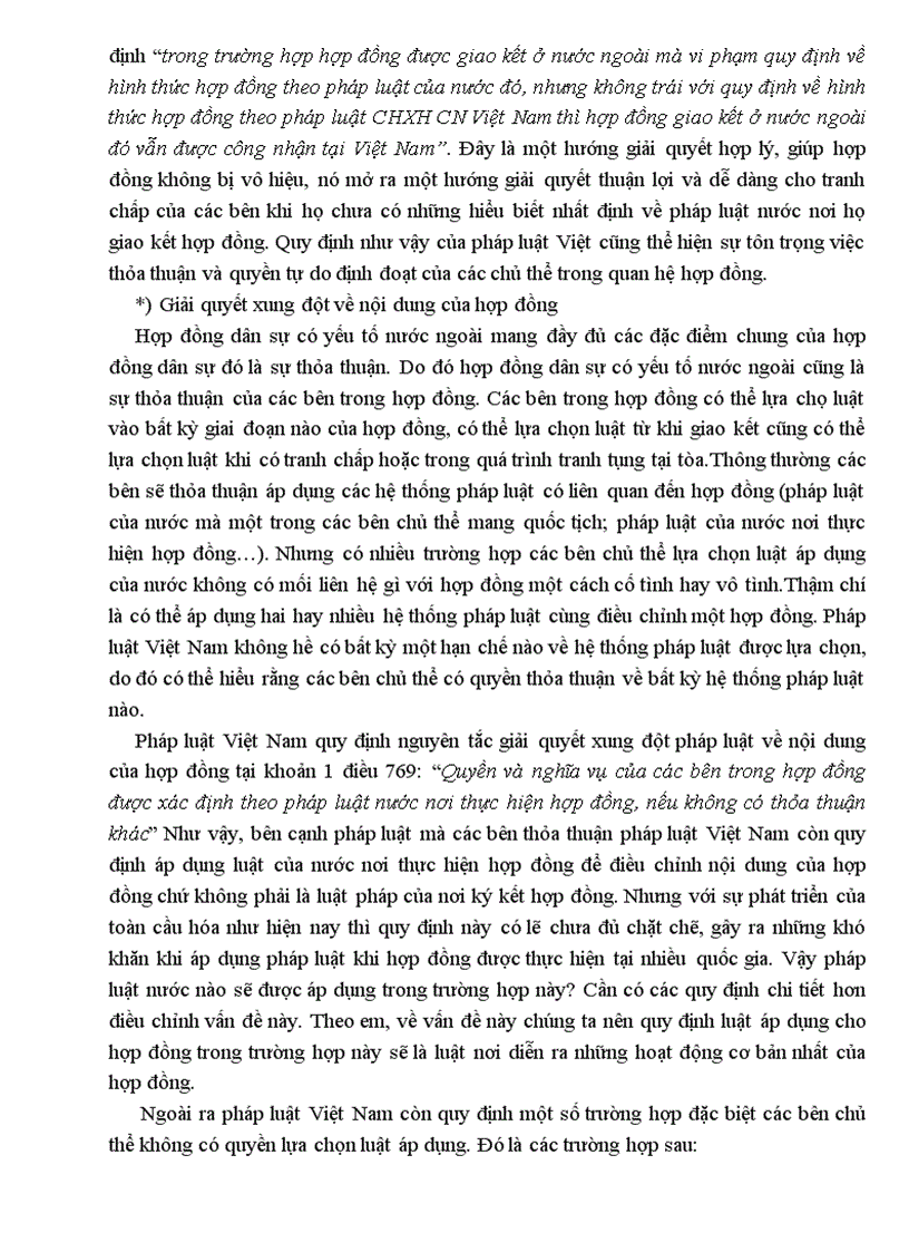 image for page Bình luân các quy phạm xung đột ghi nhận trong BLDS Việt Nam năm 2005 giải quyết các vụ việc dân sự có yếu tố nước ngoài