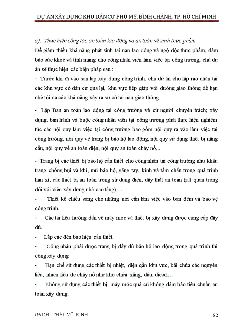 image for page Đánh giá tác động môi trường khu dân cư phú mỹ huyện bình chánh