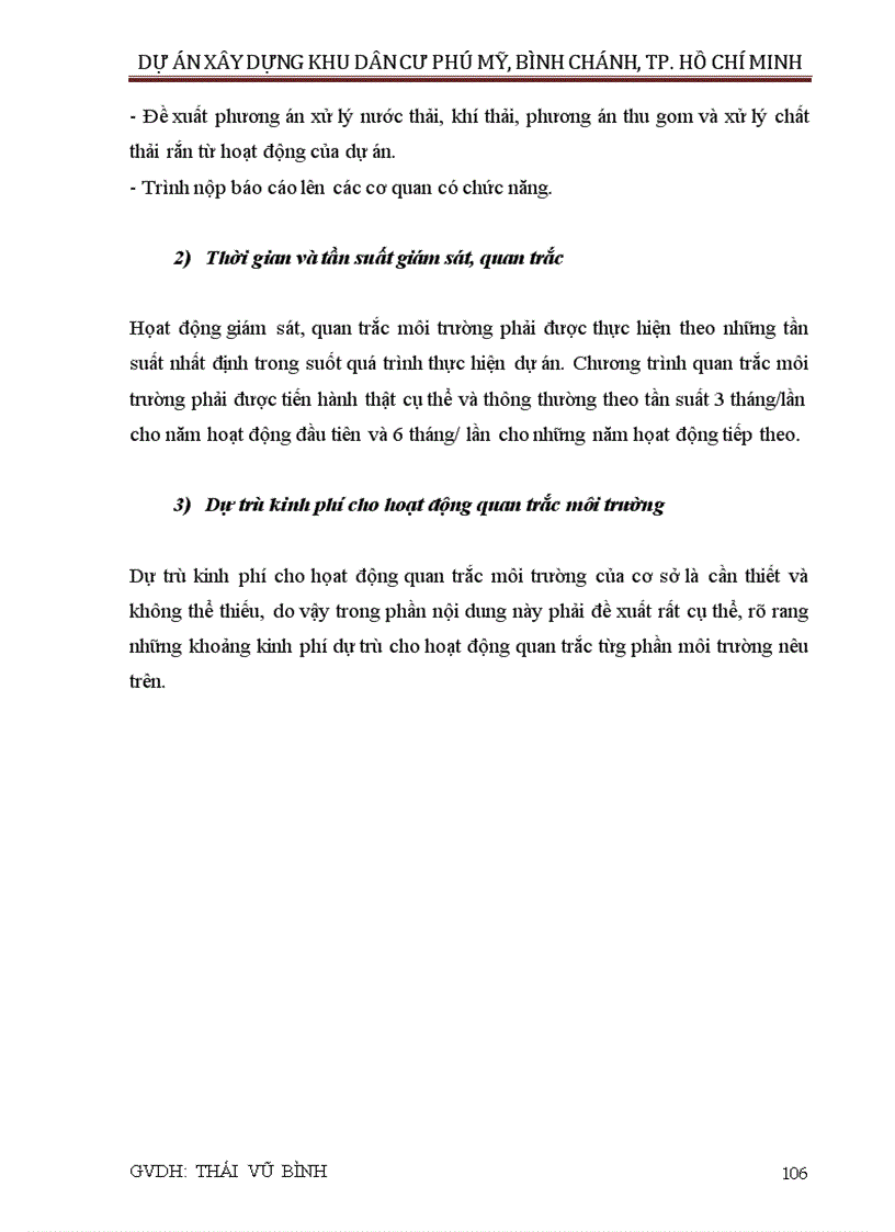 image for page Đánh giá tác động môi trường khu dân cư phú mỹ huyện bình chánh