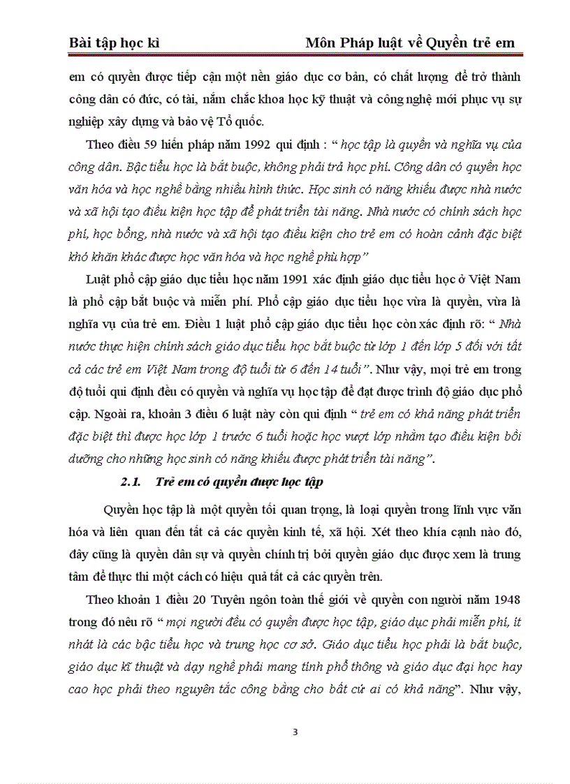 image for page Quyền được học tập của trẻ em và trách nhiệm của gia đình trong việc đảm bảo thực hiện