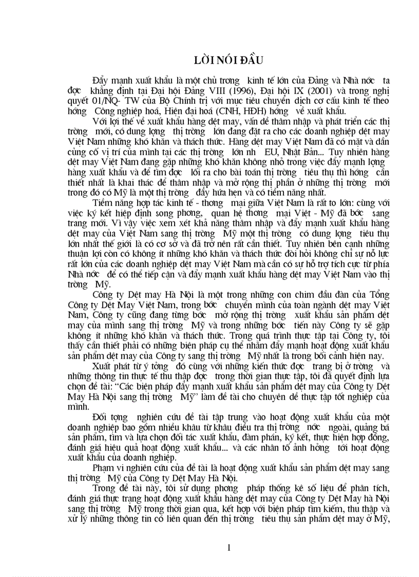 image for page Các biện pháp đẩy mạnh xuất khẩu sản phẩm dệt may của Công ty Dệt May Hà Nội sang thị trường Mỹ