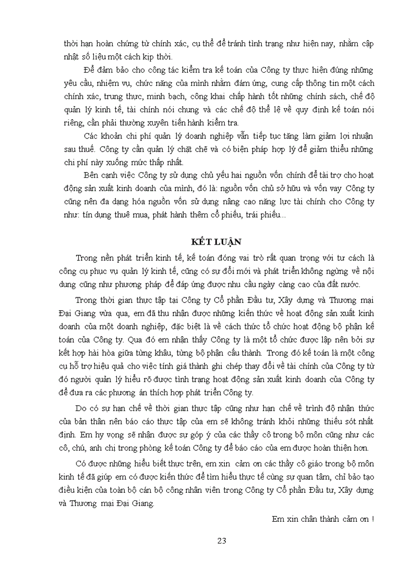 image for page Thực trạng hoạt động sản xuất kinh doanh của công ty Cổ phần Đầu tư Xây dựng và Thương mại Đại Giang