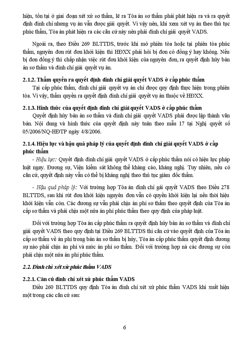 image for page Vấn đề đình chỉ giải quyết vụ án dân sự ở tòa án cấp sơ thẩm phúc thẩm và kiến nghị hoàn thiện pháp luật về vấn đề này