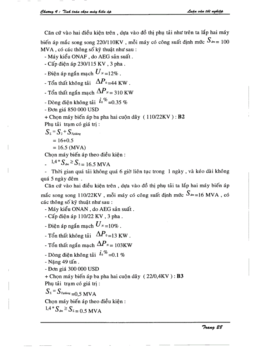 image for page Thiết kế trạm biến áp 220 110 22 15 KV