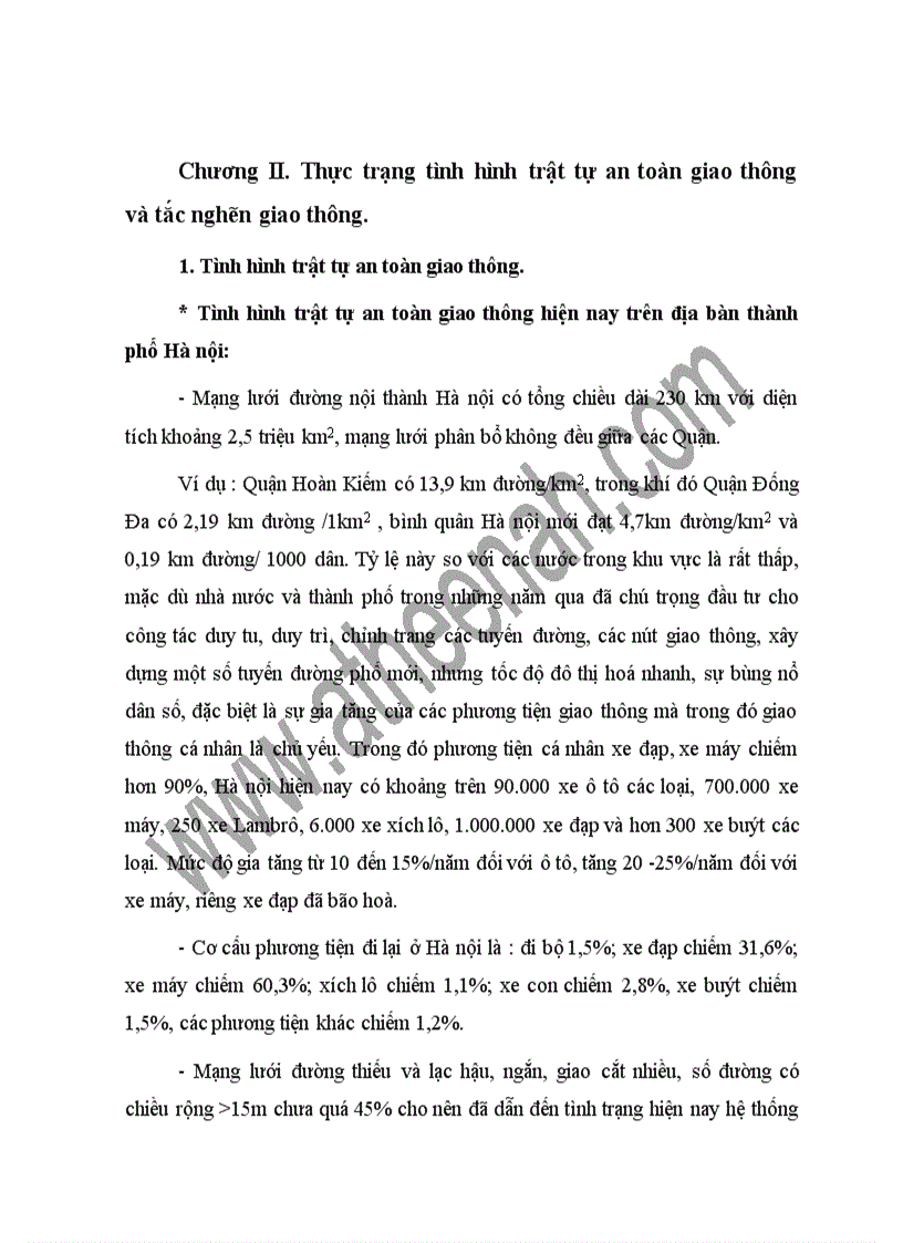 image for page Tình hình trật tự an toàn giao thông và tình hình tắc nghẽn giao thông và công tác xử lý vi phạm về trật tự an toàn giao thông đô thị trên địa bàn Thành phố Hà Nội