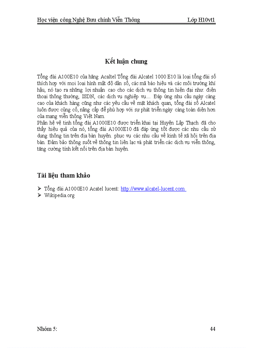 image for page Phân hệ vệ tinh tổng đài A1000E10 và ứng dụng tại huyện Lập Thạch